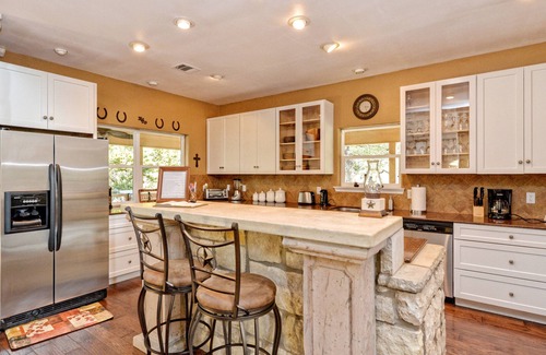Pedernales Canyon Ranch House | Spicewood’s Best Getaway for Fall with a Natural Spring Swimming Hole!