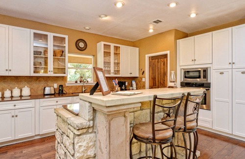 Pedernales Canyon Ranch House | Spicewood’s Best Getaway for Fall with a Natural Spring Swimming Hole!