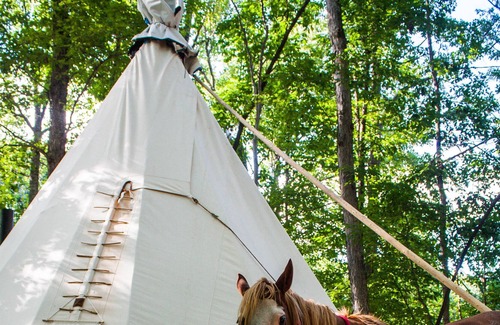 Lynchburg Cabin | Spirit Lodge ~ Upscale Camping in Authentic Tipi