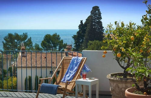 Cap-Ferrat Apartment | Splendid 3 Bedroom Triplex with Beautiful Sea View Terrace, Center Village