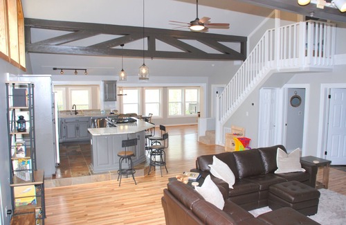 Cullowhee House | Splendor Cove Retreat…Lakefront w/dock, Huge Yard, Lake Toys, Stream w/wfall