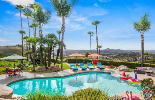 Rancho San Diego House | Sprawling Hilltop Retreat- Pool, Views, Sleeps 30!