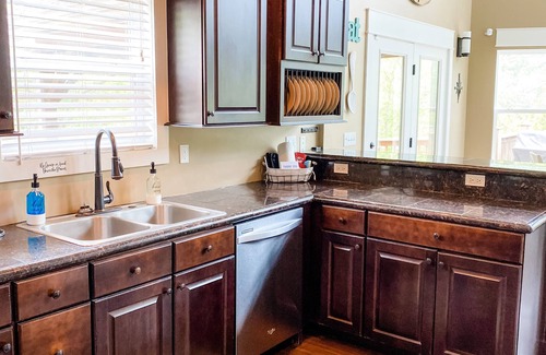 Flat Hollow Marina House | Spring Lily Retreat - Spacious, Lakefront, Hot Tub, Private Dock, Peaceful Cove!