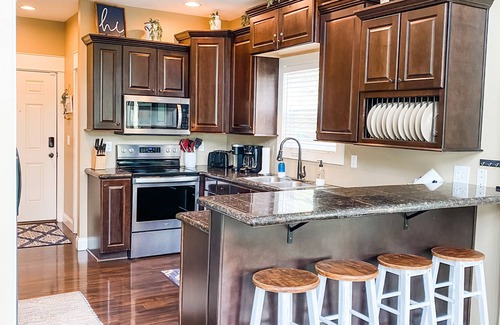 Flat Hollow Marina House | Spring Lily Retreat - Spacious, Lakefront, Hot Tub, Private Dock, Peaceful Cove!