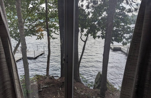 Holderness House | Squam Lake Waterfront home. You can't get any closer to the water!