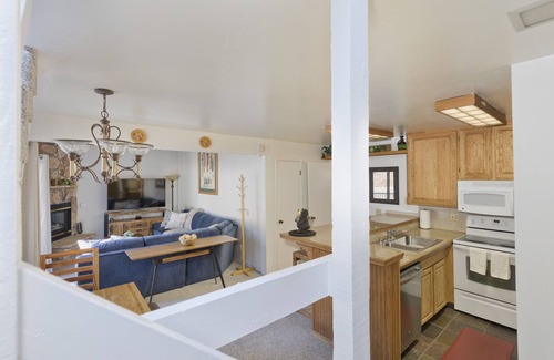 Mammoth Lakes Condo | St. Anton Wooded View 2-Bedroom Condos w/fireplace