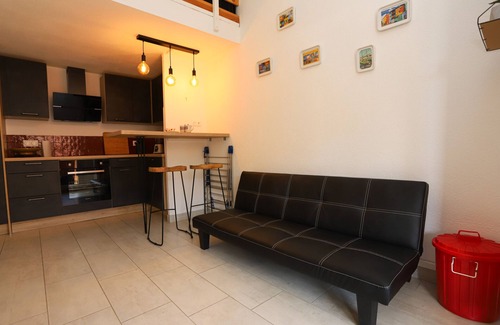 Saint-Cyprien Plage Ski Chalet | St Cyprien modern T2 mezzanine near beach