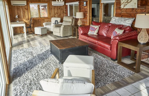 Brier Hill House | St. Lawrence River Modern Log Home with Dock and optional RV Hookups