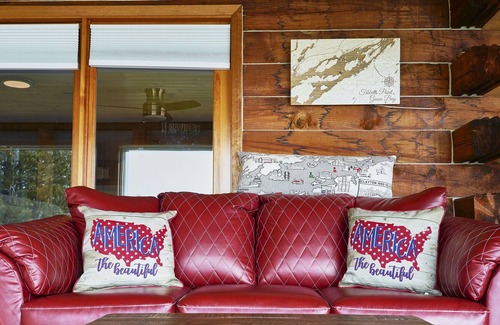 Brier Hill House | St. Lawrence River Modern Log Home with Dock and optional RV Hookups