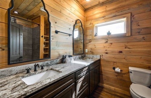 Chalet Village North Condo | Stacked Deck 3 Bedroom Cabin by RedAwning