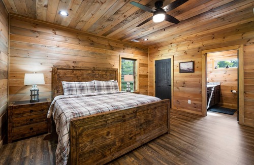Chalet Village North Condo | Stacked Deck 3 Bedroom Cabin by RedAwning