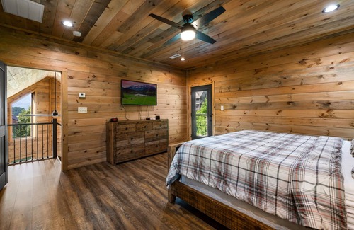 Chalet Village North Condo | Stacked Deck 3 Bedroom Cabin by RedAwning