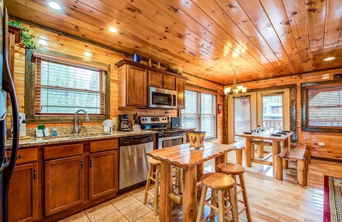 Hemlock Hills Cabin | Standing Bear Lodge | Home Theater + Game Room & Hot Tub!