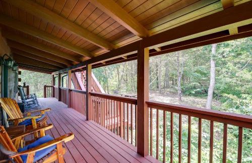 Sevierville House | Star Lite Cabin Hot Tub, Deck and Pool Table