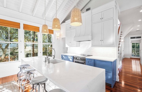 Beach District House | 🍂Stay 3+ Nights, Get 1 Free! 8/15–11/15 | 3BR Home | Private Heated Pool, Golf Cart!