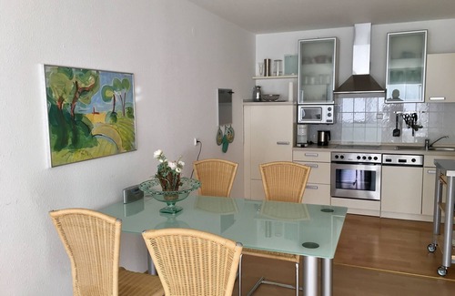 Region Hannover District Apartment | Steinhude with sea view, pool and sauna