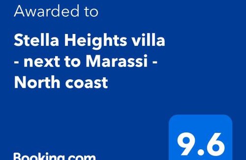 Sidi Abd El-Rahman Villa | Stella Heights villa - next to Marassi - North coast