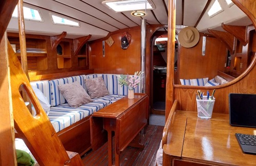 Vilanova I la Geltru Boat Rental | Step aboard Magic, a beautifully restored sailboat.