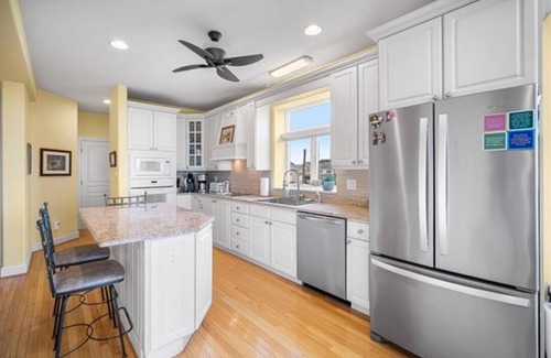 Brigantine House | Steps away from the beach - direct ocean front townhouse! A true oceanside gem!
