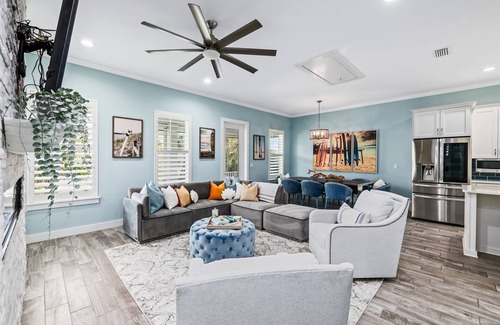 Jacksonville Beach House | STEPS from the BEACH-Ultimate Luxury Beach House