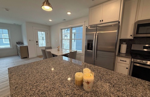 Normandy Beach House | Steps to a private beach with access, 3-bedroom townhome in fabulous Mantoloking