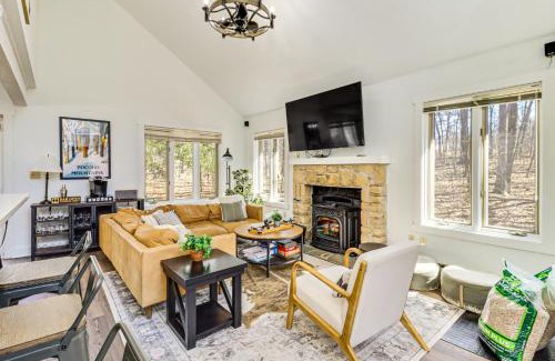 White Haven House | Steps to Jack Frost Ski Resort Townhome with Decks