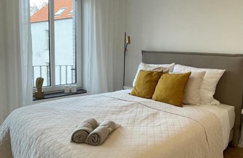 Xanten Apartment | Stilvolles Zimmer mit Bad im historischen Stadtkern von Xanten