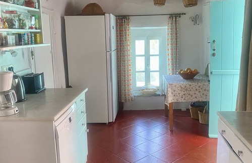 Andros Other | Stone-built Cycladic Farmhouse, and small hamlet, lovely views, sleeps 11/12
