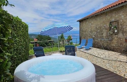 Opatija House | Stone House in Dobrec with Sea Views