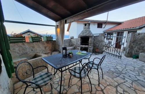 Opatija House | Stone House in Dobrec with Sea View & Pool