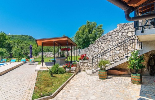Drivenik Cabin | Stone house with private pool and garden in quiet place