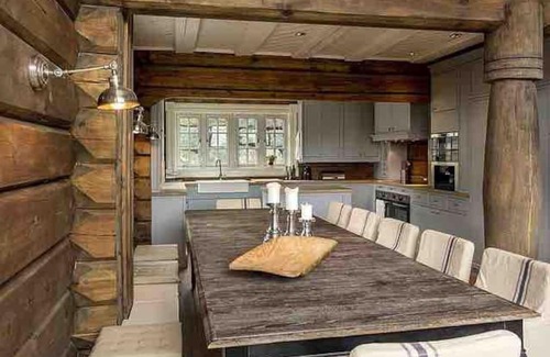 Hemsedal House | Stor og eksklusiv tømmerhytte Hemsedal