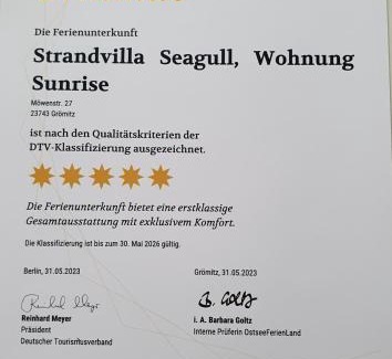 Groemitz Apartment | "Strandvilla Seagull - Whg Sunrise"