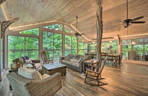 Hiawassee House | Striking Getaway with Hot Tub, Deck and Lake Access!