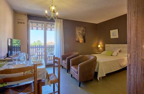 Barbotan-les-Thermes Apartment | Studio 2 pers. à Barbotan avec balcon et Wifi gratuit - FR-1-841-1