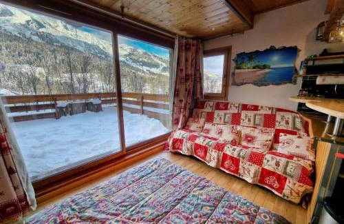 Meribel Centre Apartment | Studio 4 pers, proximité commerces et pistes, parking, terrasse Ouest, piscine l'été - Méribel - FR-1-180-608