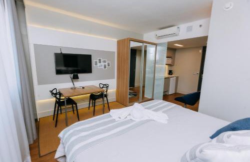 Batel Apartment | Studio Aconchegante no Batel Cama King WiFi e Estac