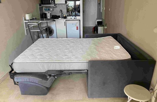 Fabron Apartment | Studio any comfort in luxurious residence, swimming pool, tennis, garage