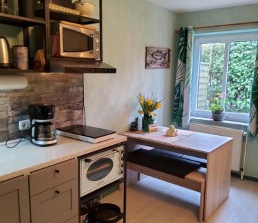 Burg auf Fehmarn Apartment | Studio-Apartment mit kleinem Gartenanteil