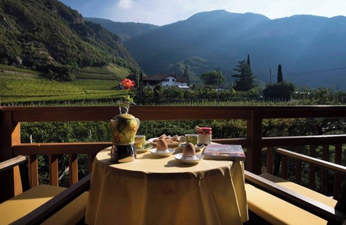 Terlano Apartment | Studio Apartment "Rosengartnerhof Vorberg" with Mountain View, Shared Pool & Wi-Fi