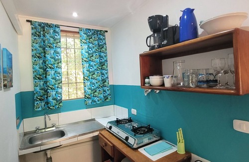 Villarreal Apartment | Studio Apartment with pool, just 5 min from Tamarindo beach! Scuba themed!