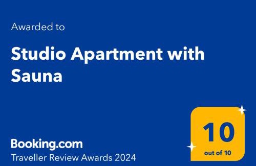 Beach Area Apartment | Studio Apartment with Sauna