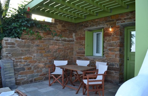 Tinos Town Villa | Studio At Villa Ioanna With Gorgeous Sea View