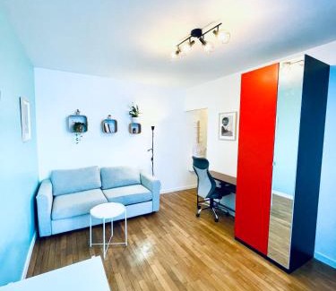 Saint-Ouen Apartment | Studio - Au calme quartier Pleyel RER Ligne 14