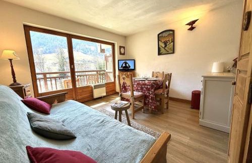 Praz-sur-Arly Apartment | Studio Cabine à Praz-Sur-Arly - 4 pers, Parking, Proche Centre et Pistes - FR-1-603-32