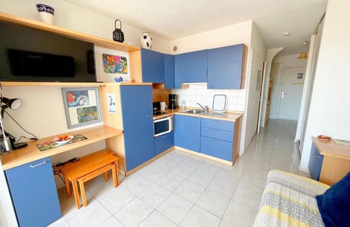 Sete Apartment | Studio cabine avec piscine à Sète - FR-1-338-414