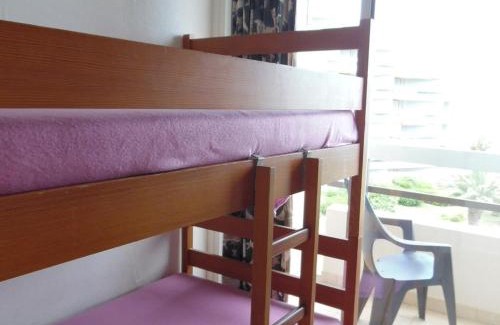 La Cote Radieuse Apartment | Studio cabine face mer avec parking privé, Canet-Plage - FR-1-750-69