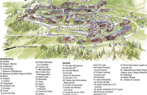 Belle Plagne Apartment | Studio cabine ski-in/ski-out, animaux admis, parking en option - FR-1-181-2211