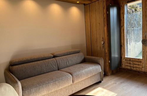 Demi-Quartier Apartment | Studio Chalet des Pistes Megève