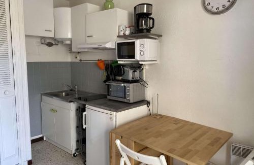 Balaruc-les-Bains Apartment | Studio climatisé avec balcon proche centre et thermes, Balaruc-les-Bains - FR-1-553-21